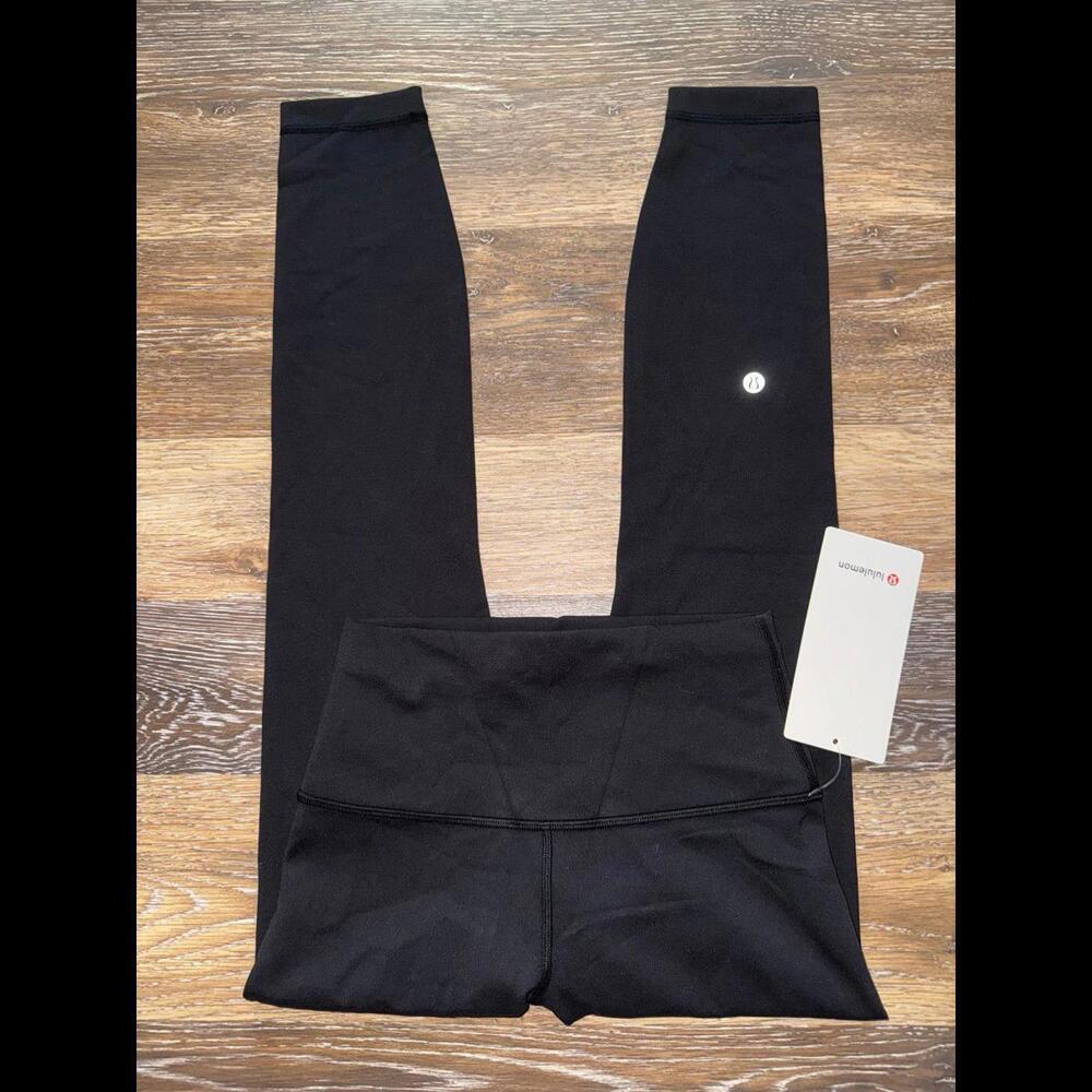 Lululemon Wunder Train High Rise 25” Black Size 4 NWT